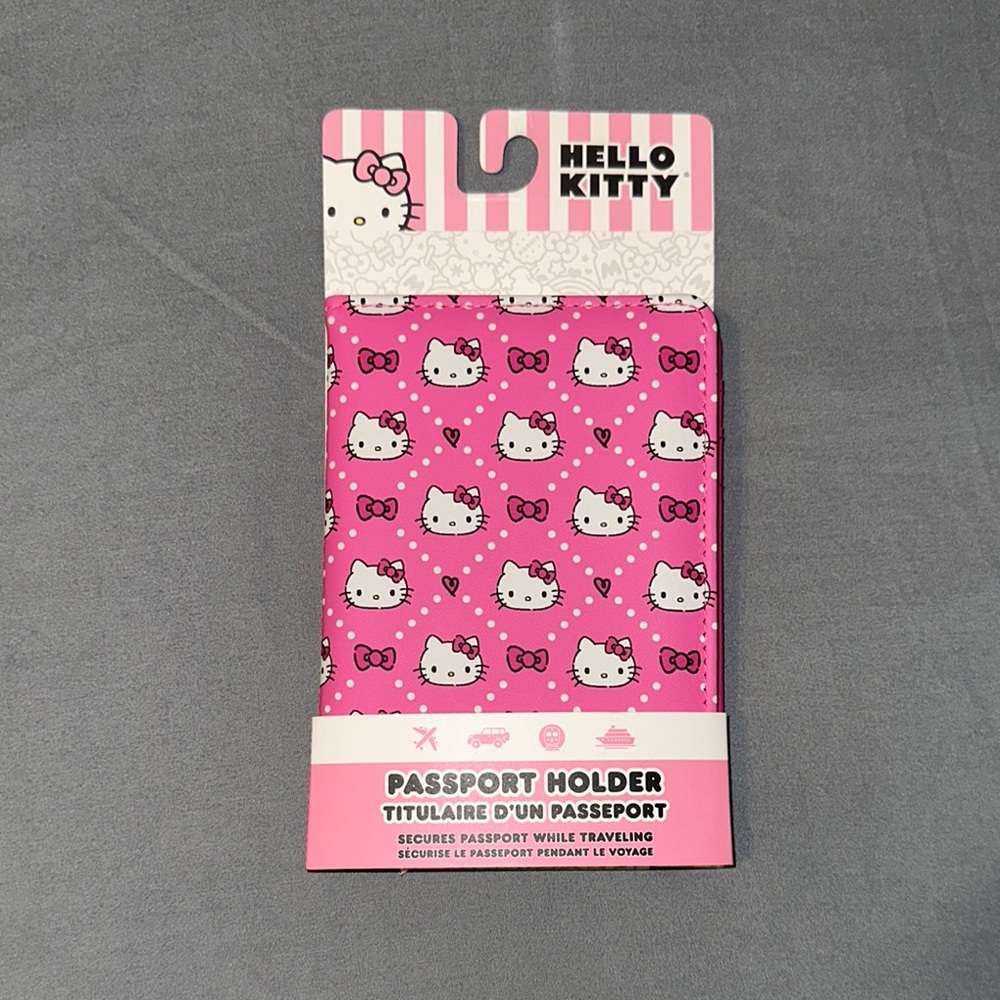 Hello Kitty Pink Travel Passport Cover
